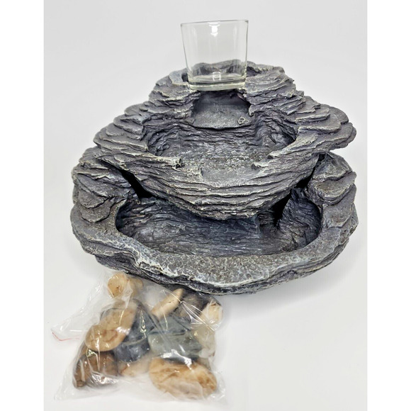 PartyLite Zen Water Fountain Retired NIB P90672F/P29A - Picture 1 of 5
